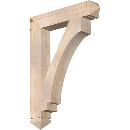 Ekena Millwork Imperial Arts & Crafts Smooth Bracket, Douglas Fir, 5 1/2"W x 32"D x 44"H BKT06X32X44IMP03SDF